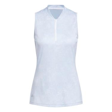 Imagem de adidas Camisa polo feminina essencial sem mangas, Azul maravilha, G