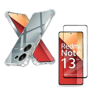 Imagem de Capa Capinha Anti Impacto + Película 9D Premium Cerâmica Compatível Com Redmi Note 13 Pro 4G Tela de 6.67 Polegadas - (Hard Glass Store)