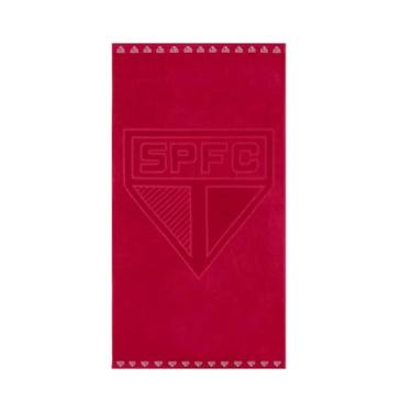 Imagem de Buettner, Toalha De Banho Time Jacquard São Paulo Buettner Vermelha
