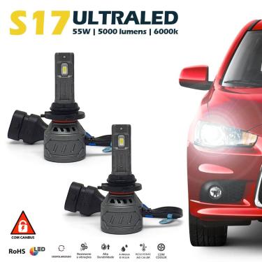 Imagem de Par Lâmpadas HB4 Farol Milha Ford Ecosport Ultra Led 10000 Lumens Canbus Canceller Não Acusa 2003 2004 2005 2006 2007