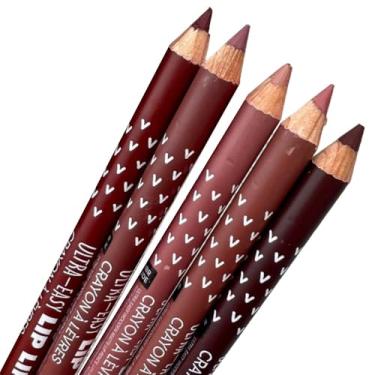 Imagem de 5 Lapis Contorno Labial Matte de Madeira Easy Ruby Kisses