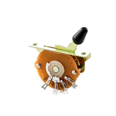 Imagem de Chave Seletora 5 Posições Knob Preto Spirit UST5-#6-32-BK [F035]