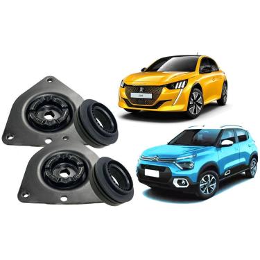 Imagem de Par De Coxim E Rolamento Dianteiro Peugeot 208 E Citroën C3