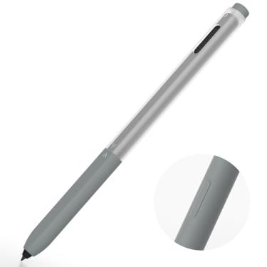 Imagem de AZF Capa lápis compatível com Samsung Galaxy Tab S7/S7+/S7 FE/S8/S8+/S8 Ultra/S9/S9+/S9 Ultra S, com capa superior e inferior separadas, capa de silicone translúcida. (cinza)