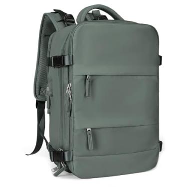 Imagem de Mochila grande de viagem feminina, mochila de mão, mochila de caminhada à prova d'água para esportes ao ar livre, mochila casual, mochila escolar para laptop de 14 polegadas com porta de carre type4