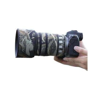 Imagem de CHASING BIRDS O revestimento de lente impermeável camuflagem para Canon RF 70-200 mm F4 L é uma capa protetora de lente USM à prova de chuva (camuflagem palheta, com extensor RF 2X)