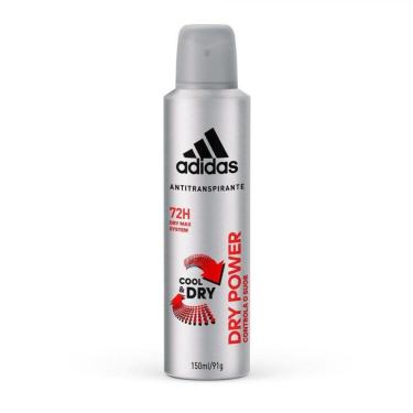 Imagem de Desodorante Antitranspirante Adidas Masculino Aerosol Dry Power 72h 150 ml