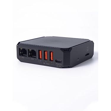 Imagem de Servidor de Impressão de Rede LOYALTY-SECU Wireless WiFi Blue-TH com 3 Portas USB, Suportando Três Segmentos de Rede Diferentes.