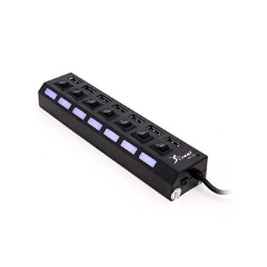 Imagem de Hub 7 Portas Usb Auxiliar Duplicador, Multiplicador, Extensão