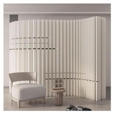 Imagem de Biombos e Divisórias Tela Versátil Do Painel Do Divisor Da Sala De Papel Para A Separação Da Sala, Divisória Portátil Dobrável Da Parede Do Divisor Da Tela Da Privacidade, Retrátil 6.56~16.4ft(300x2