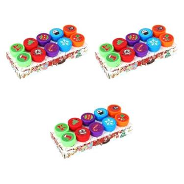 Imagem de Vaveren 30 peças carimbos de Natal carimbos de férias decoração artesanato carimbos de Natal faça você mesmo artesanato para crianças álbum de fotos, Style a