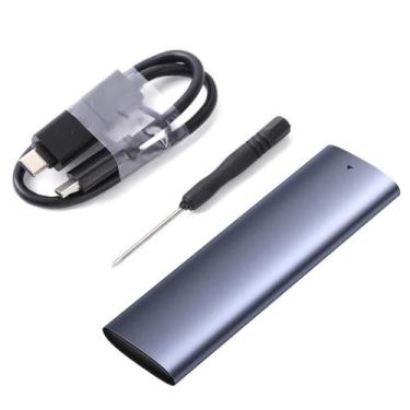 Imagem de Caixa externa USB 3.1 Tipo C SSD Liga de alumínio M.2 disco de estado 