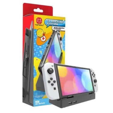 Imagem de Adaptador Suporte Dock Station Para Nintendo Switch/Oled USB 3.0 HDMI 