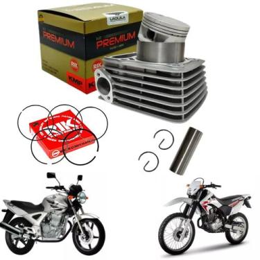 Imagem de Kit Cilindro Pistão Juntas Kmp Cbx Twister Tornado 250 Para 290 cc cil