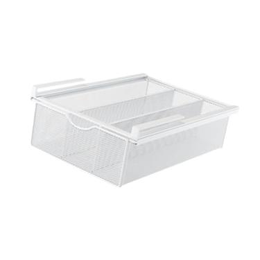 Imagem de WeiLaiKeQi Organizador de gavetas para roupas íntimas Organizador de guarda-roupas Sob a prateleira Cesta Dispensador de roupas íntimas para calcinhas Armário de, com Grade