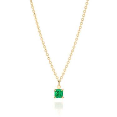 Imagem de Gargantilha banhado ouro 3x 24k 18k e 22k feminino elo cadeado e zircô