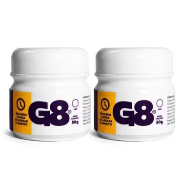 Imagem de Cola Gel Mega Fita Adesiva G8 Termo Ativada Marrom 50G