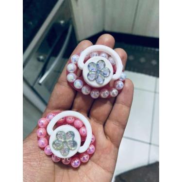Imagem de 2 Chupetas Magnéticas Reborn Com Pérolas + Imãs. 2 Unidades - Que Sonh
