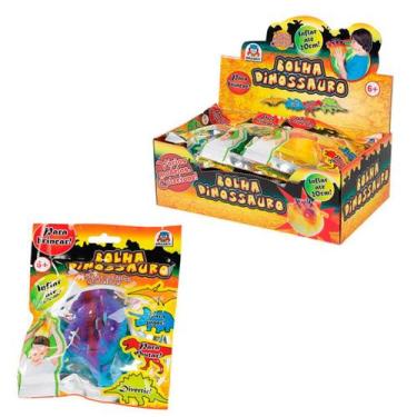 Imagem de Brinquedo Infantil Bolha De Dinossauro Inflável - Braskit