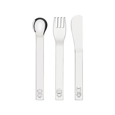 Imagem de Jogo de Talheres Tramontina Inox Infantil Lellos - 66975000 3 Peças