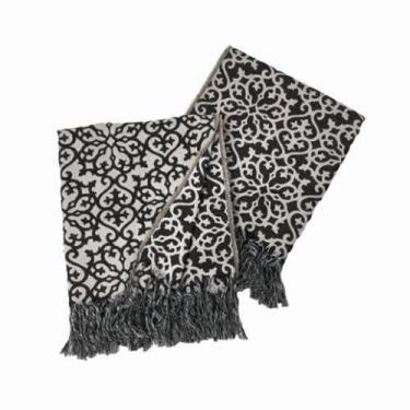 Imagem de Kit 2 Mantas Poltrona Xale para Sofá e Cama Grande Decoração Luxuosa 1