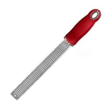 Imagem de Ralador Raspador Zester em Inox Cabo Emborrachado - Clink, Vermelho