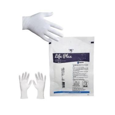 Imagem de Luva Cirurgica Life Plus - Esteril - 7,5 Pact 20 Pares