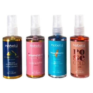 Imagem de Finalizadores Rose, Ouro, Mar Morto E Morango 60 Ml Hobety