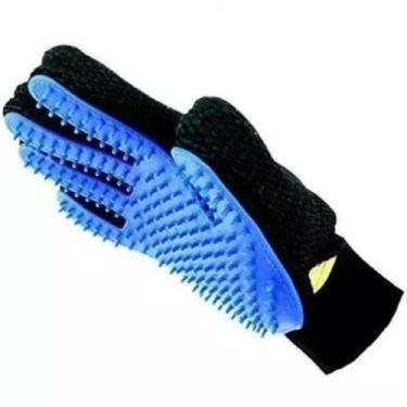 Imagem de Luva Magica Massageadora Tira Pelos Cães Gatos Silicone - Glove Touch