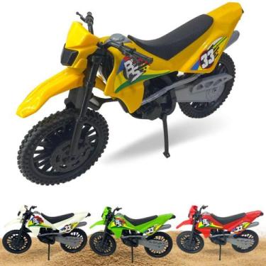 Imagem de Moto De Brinquedo Motocross 28Cm - Vermelho - Europio