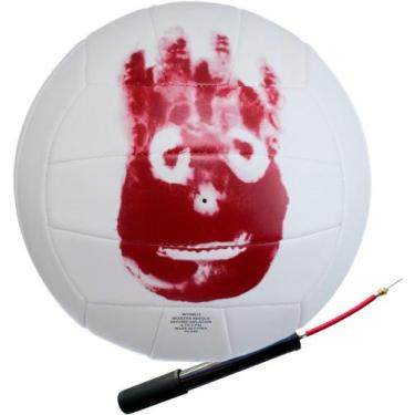 Imagem de Bola Vôlei Wilson Cast Away Oficial Filme Náufrago + Bomba de Encher