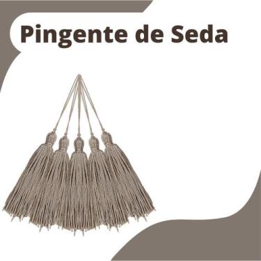 Imagem de Pingente De Seda Tassel - Cinza - Com 100 Unidades - Nybc