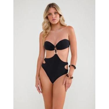 Imagem de Maiô Engana Mamãe Shine - BELLES, Preto, M