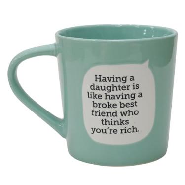Imagem de Enesco Caneca de café Our Name is Mud Dirty Having a Daughter Broke Best Friend, 473 ml, azul