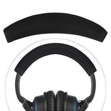 Imagem de Linkidea Headband Cover, Fit for Bose QuietComfort QC35, QC25, QC15 Headphones Replacement Headband Protector/QC 35, QC 25, QC 15, Headband Cushion Pad Repair Parts/Easy DIY Installation (Black)