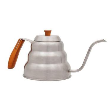 Imagem de Chaleira Bico Fino Inox Cabo Madeira 1 L Mimo Style AF22015