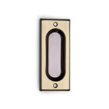 Imagem de Puxador Concha   Embutir Retangular Lo 02 Pçs C/paraf - ferragens ROG