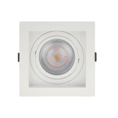 Imagem de Kit Spot Recuado Quadrado Embutir 13cm + Lâmpada Par20 E27 - AAA TOP, 