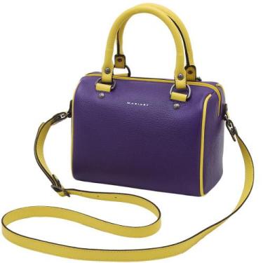 Imagem de Bolsa de Couro Mariart Iguaçu, Blueberry, Citrus