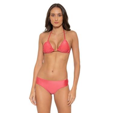 Imagem de Biquíni Feminino Cortininha Calcinha Levanta Bumbum Texturizado - Miss