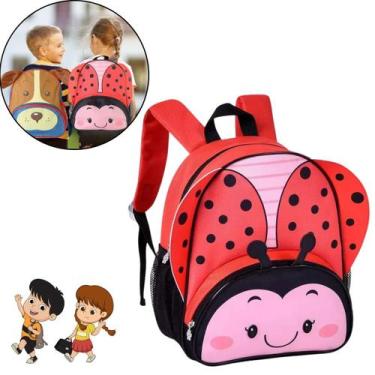 Imagem de Mochila de Costas Infantil Com Alças Clio Pets Bichinhos 3D Menino Men