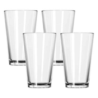 Imagem de Conjunto 4 Copos De Vidro Transparente Londres 240ML Redondo - PRATICA