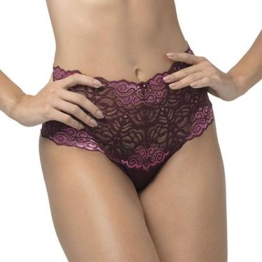 Imagem de Calça Clássica Alta Habella DeMillus 57531, Vinho barolo, EG