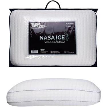 Imagem de Travesseiro Antialérgico Viscoelástico 50x70 Nasa Ice Toque Refrescant
