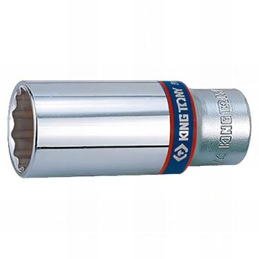 Imagem de KingTony BR 3230M Soquete Estriado Longo, Prata, 3/8 pol, 10 mm