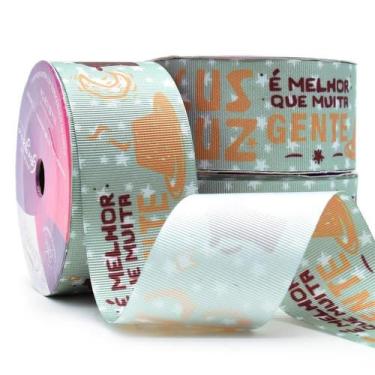 Imagem de Fita Gorgurão Festa Junina Coleção Tradições Nº09 38mm Com 10 Metros -