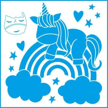 Imagem de Stencil Litoarte 14 x 14 cm - STA-140 Coleção Algodão Doce
