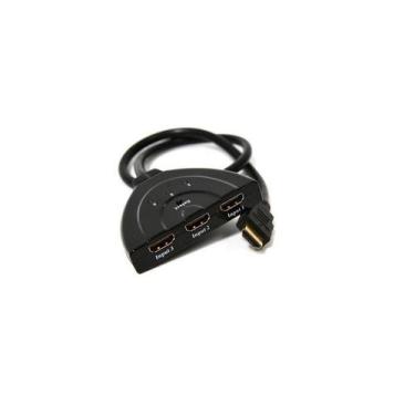 Imagem de Switch Adaptador 3x1 Cabo Hdmi 3 Entradas E 1 Saída - FLY ACE.