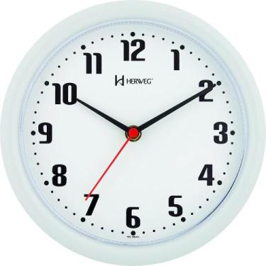 Imagem de Relógio de Parede Branco 22 cm Herweg 6102