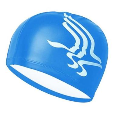 Imagem de Touca De Natação Adulto e Infantil Profissional - Hero Band, Azul adul